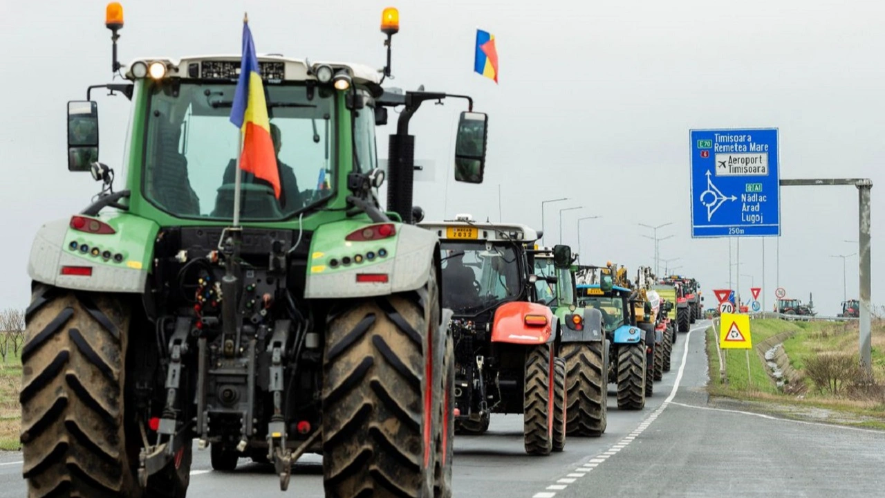 Rumen ve Bulgar çiftçiler ayaklandı