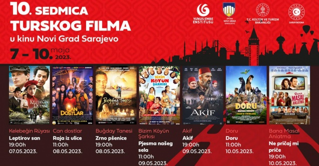 Saraybosnalılar Türk filmlerine doyacak
