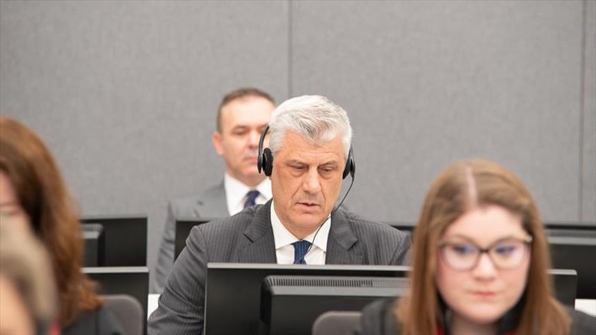 Eski Kosova Cumhurbaşkanı Taçi, savaş suçundan yargılandığı Lahey’de ifade verdi