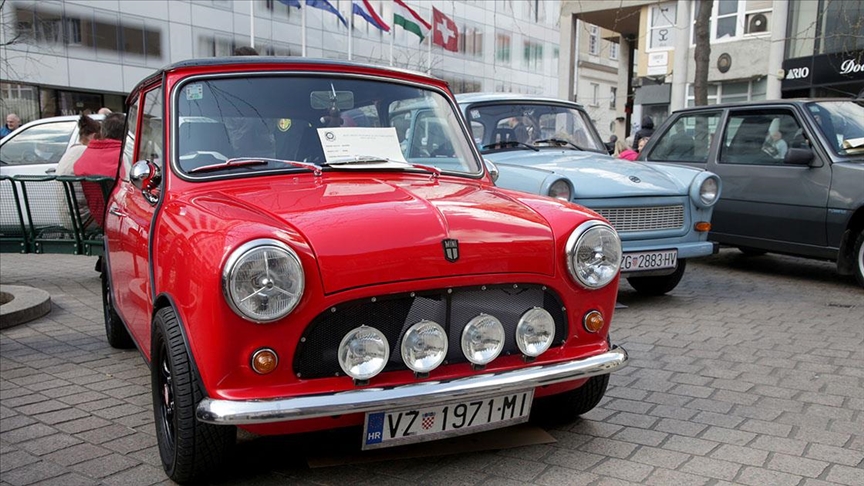Klasik otomobil meraklıları Zagreb’de bir araya geldi