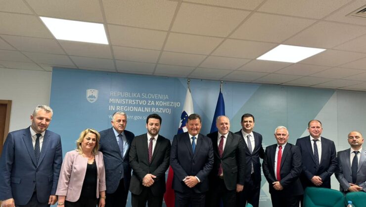 Kosova Bölgesel Kalkınma Bakanı Damka Slovenya’da