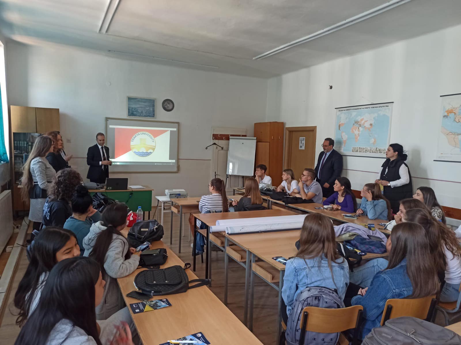 Trakya Üniversitesi Kuzey Makedonya’da aday öğrencilere tanıtıldı