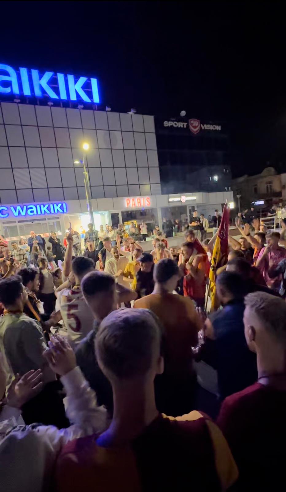Galatasaray’ın şampiyonluğu Gostivar’da çoşkuyla kutlandı