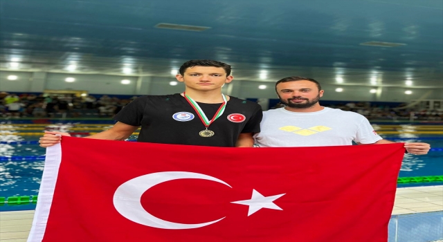 Antalyasporlu yüzücü Bulgaristan’da altın madalya kazandı