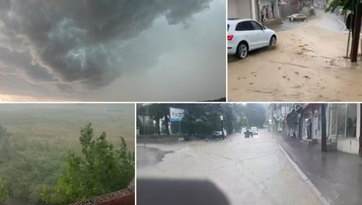 Kosova’nın birçok şehrinde şiddetli yağış ve fırtına etkili oldu