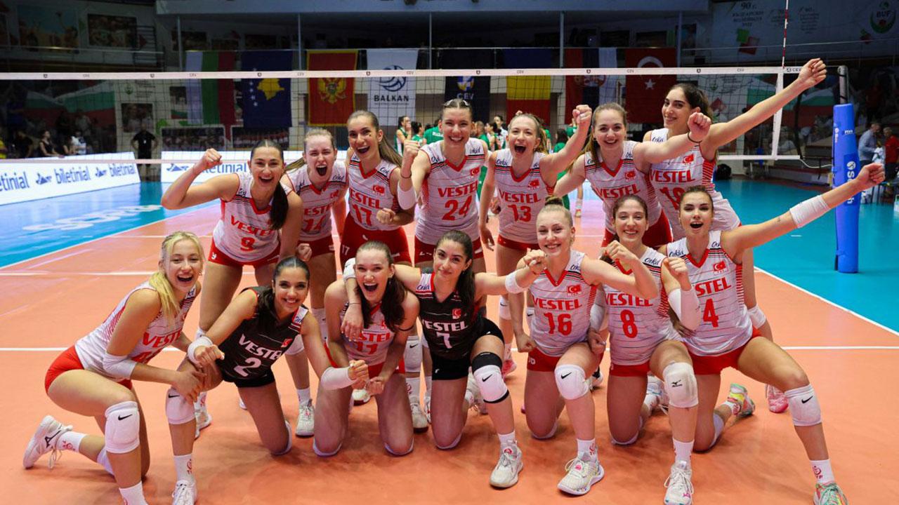 Türkiye, Bulgaristan’ı yenerek Balkan Şampiyonası’nda finale çıktı