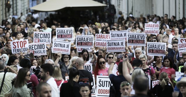 Bosna Hersek’te kadına şiddet protestosu