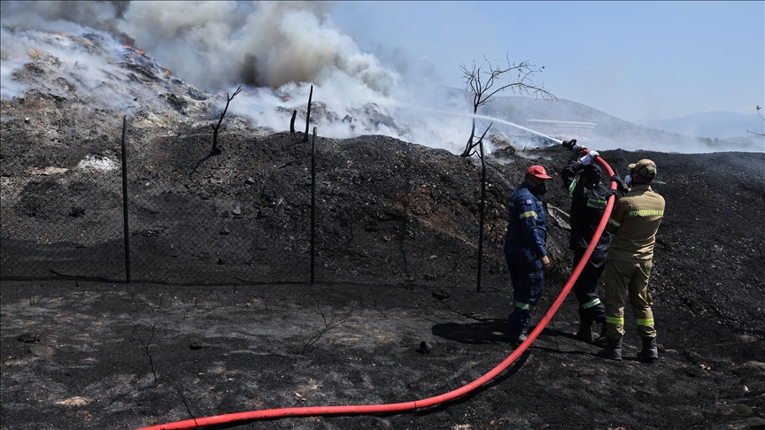 Yunanistan’ın Attika bölgesinde 2017’den bu yana ormanlık alanların yüzde 23’ü yandı