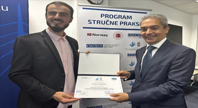 AGİT Sırbistan Misyonu, ”Mesleki Uygulama Programı” katılımcılarına sertifika verdi