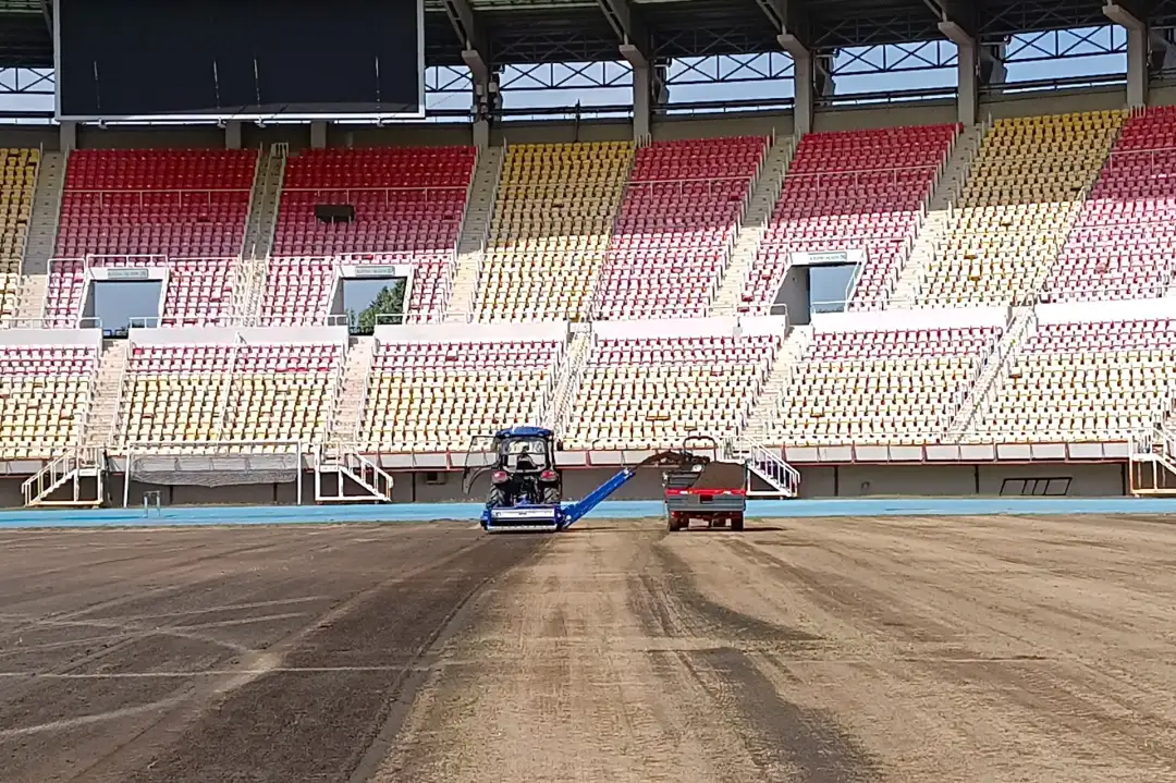 Üsküp ‘’Todor Proeski’’ Stadı yeni çimlere sahip olacak