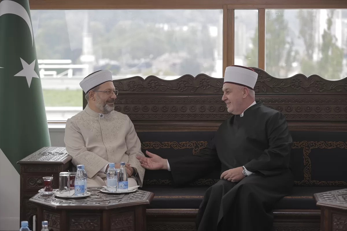 Türkiye Diyanet İşleri Başkanı Erbaş, Bosna Hersek İslam Birliği Başkanı Kavazovic ile görüştü