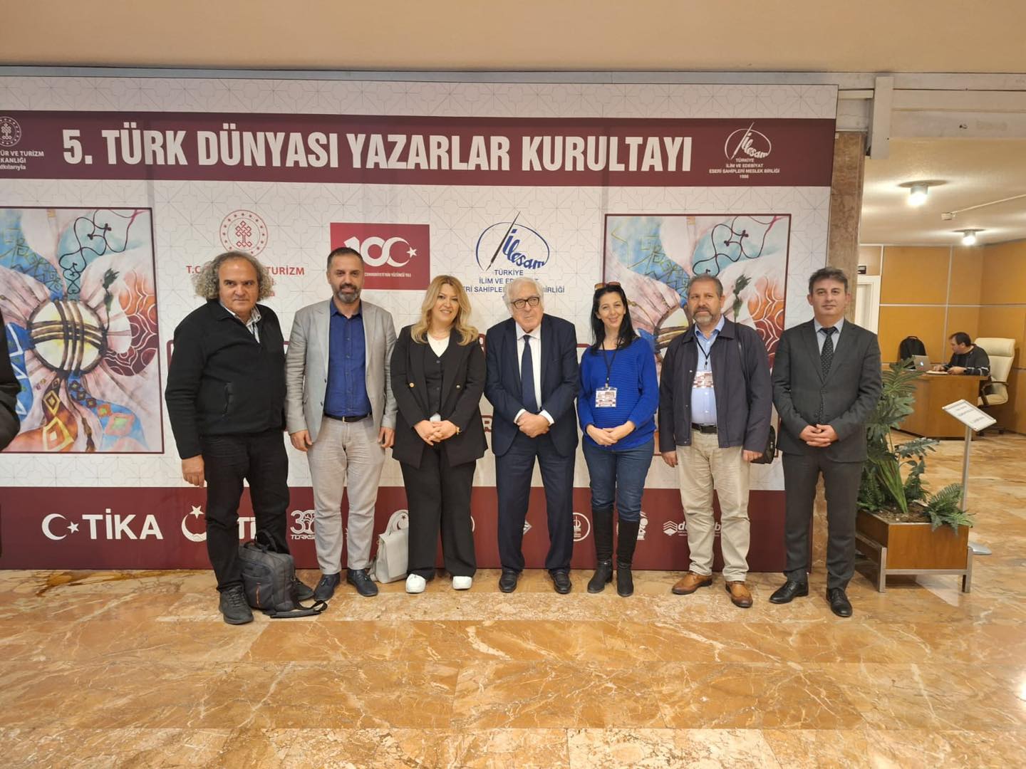 Köprü Derneği yöneticileri 5. Türk Dünyası Yazarlar Kurultayı’na katıldı