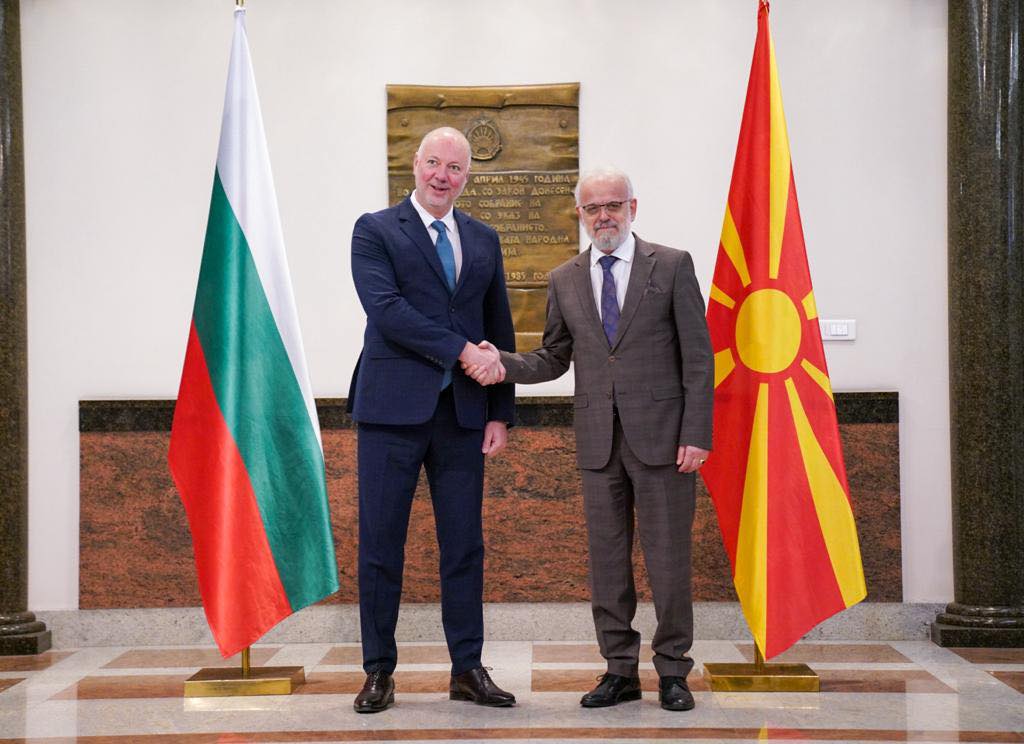 Bulgaristan Meclis Başkanı Jelyazkov, Üsküp’te temaslarda bulunuyor