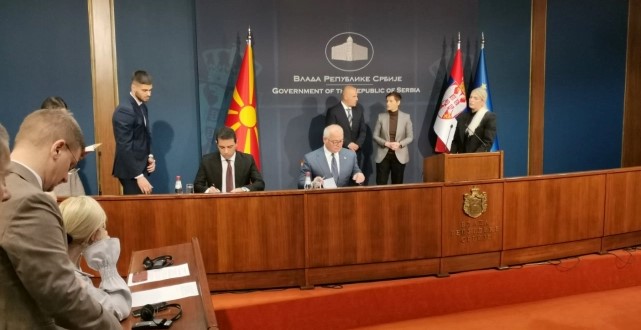 Sırbistan ile K. Makedonya Niş-Üsküp yüksek hızlı tren hattı için anlaşma imzaladı