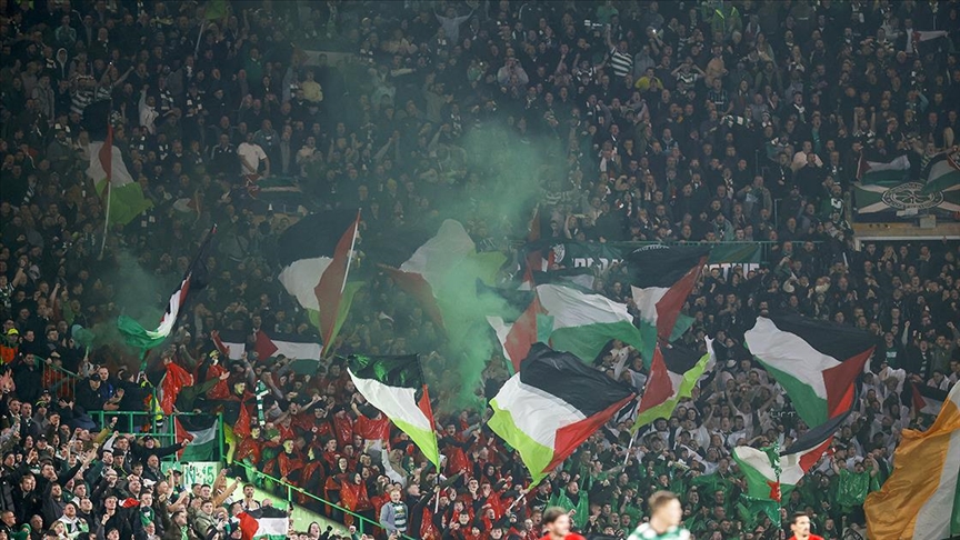 Celtic maçında Filistin’e destek veren taraftar grubu tribüne alınmadı