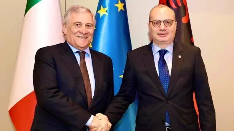 İtalya Başbakan Yardımcısı ve Dışişleri Bakanı Tajani, Arnavutluk’ta