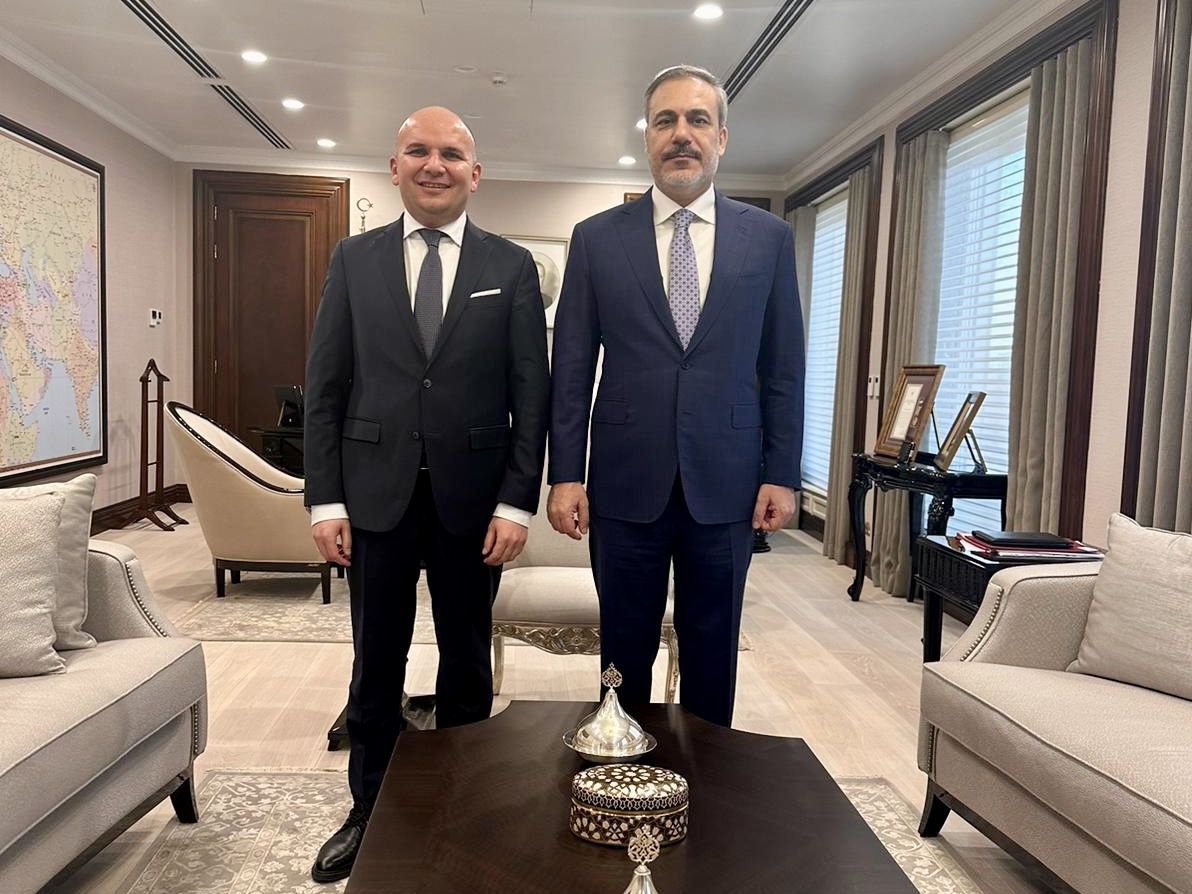 İlhan Küçük, Ankara’da Türkiye Dışişleri Bakanı Hakan Fidan ile görüştü