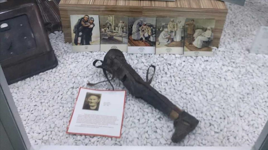 Balkan Savaşları gazisinin protez bacağı Bursa’da hastanedeki müzede sergileniyor