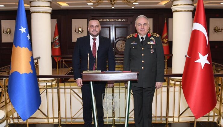 Kosova Savunma Bakanı Maqedonci, Türkiye Genelkurmay Başkanı Gürak tarafından kabul edildi