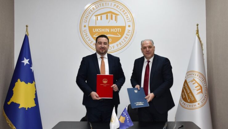 Kosova Bölgesel Kalkınma Bakanlığı ile “Ukshin Hoti” Üniversitesi arasında iş birliği anlaşması