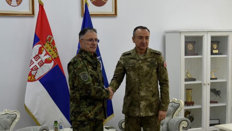 KFOR Komutanı Ulutaş, Sırp General Mojsiloviç ile görüştü