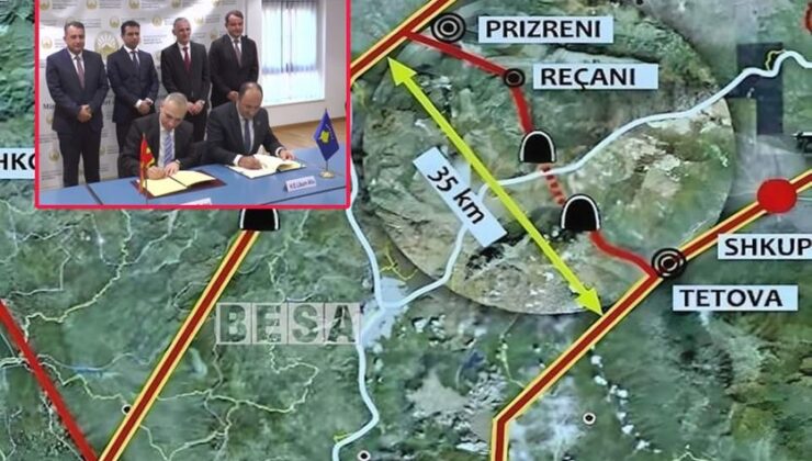 Kalkandelen-Prizren karayolu projesinde önemli adım