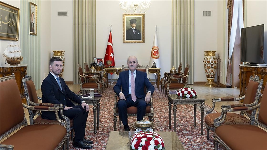 TBMM Başkanı Kurtulmuş, Bosna Hersek’in Ankara Büyükelçisi Alagiç’i kabul etti