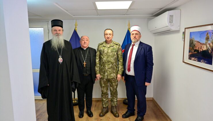 KFOR Komutanı Ulutaş, Kosova’daki dini liderlerle bir araya geldi