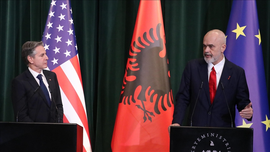 ABD Dışişleri Bakanı Blinken, Arnavutluk’u ziyaret etti