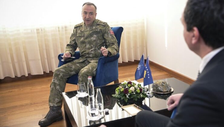 KFOR Komutanı Ulutaş, Kosova Başbakanı Kurti ile bir araya geldi