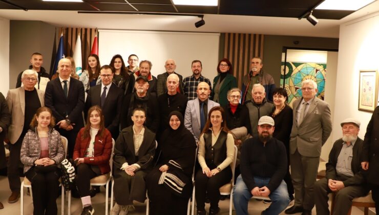 Priştine Büyükelçisi Angılı, Kosova Türk Yazarlar Derneği yönetimi ve üyeleriyle bir araya geldi