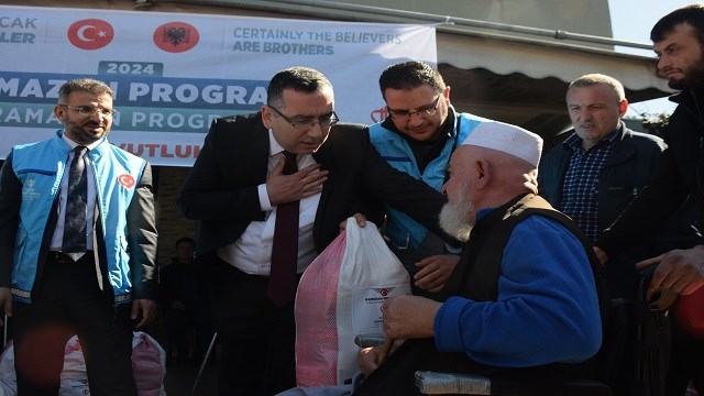 Türkiye Diyanet Vakfından Arnavutluk’ta ramazan yardımı