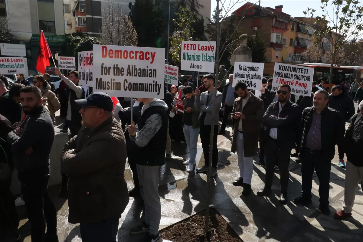 Arnavutluk’ta FETÖ ile yakınlığı bilinen İslam Birliği başkanı seçimine protesto