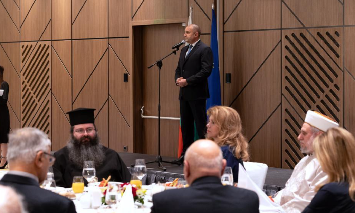 Bulgaristan Cumhurbaşkanı Radev, iftar yemeğine ev sahipliği yaptı