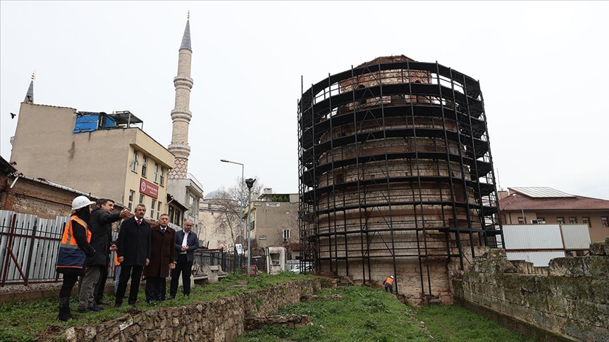 Makedon Kulesi’nde ikinci etap restorasyon çalışmaları sürüyor