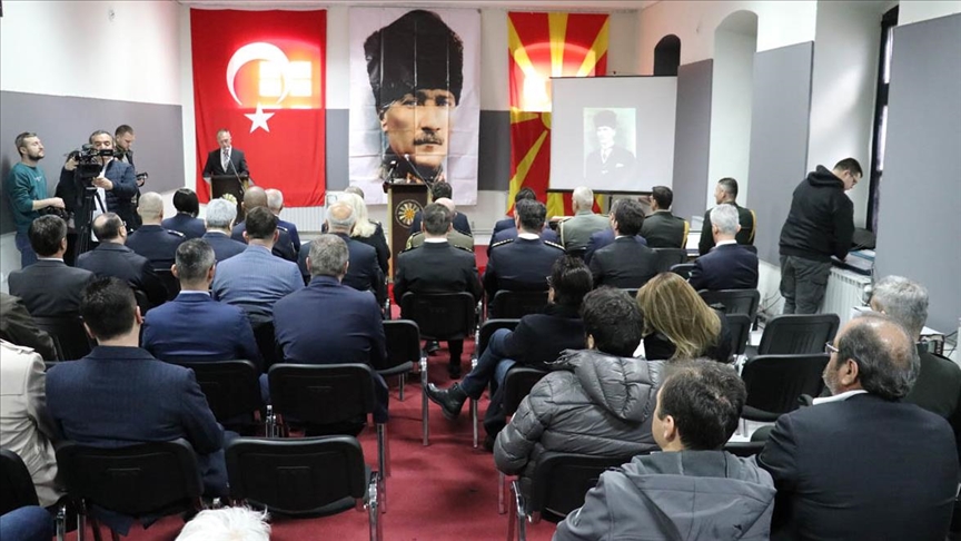 Atatürk, mezun olduğu Manastır Askeri İdadisi’nde anıldı
