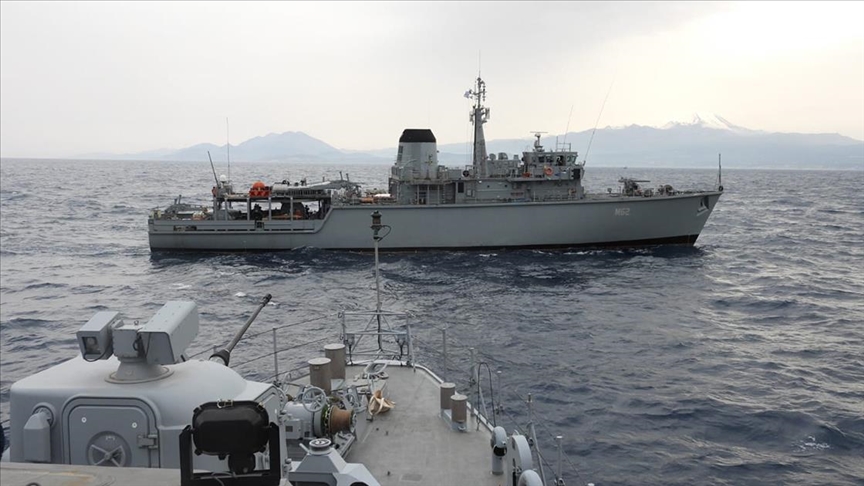 Türk Deniz Kuvvetleri’nden, Yunan Deniz Kuvvetleri ile Ege Denizi’nde ortak eğitim görevi