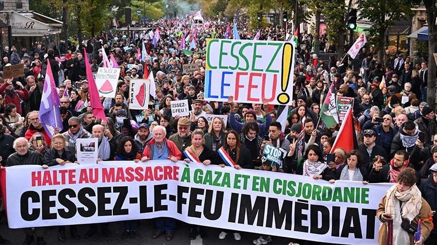 Fransa’daki Hristiyan kuruluşları Gazze için ateşkes çağrısı yaptı