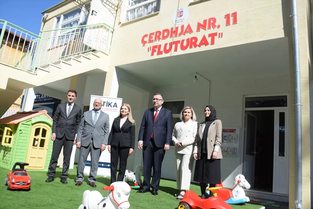 TİKA Başkan Yardımcısı Çevik, Arnavutluk’ta restore ettikleri kreşi ziyaret etti