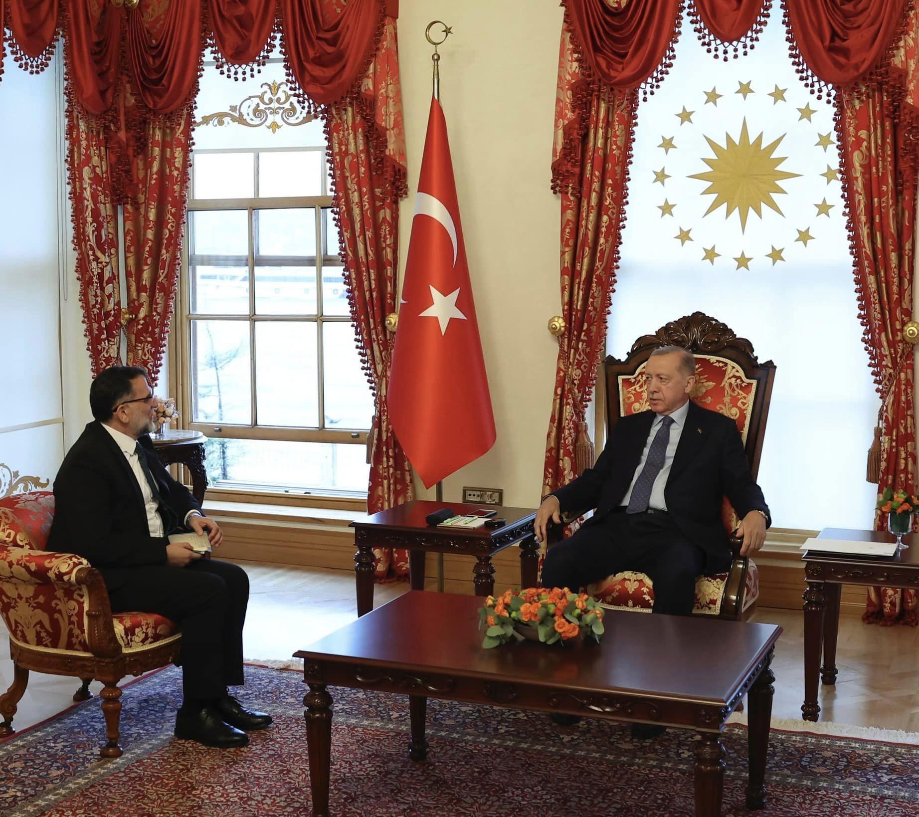 Türkiye Cumhurbaşkanı Erdoğan, Milletvekili adayı Salih Murat’ı kabul etti