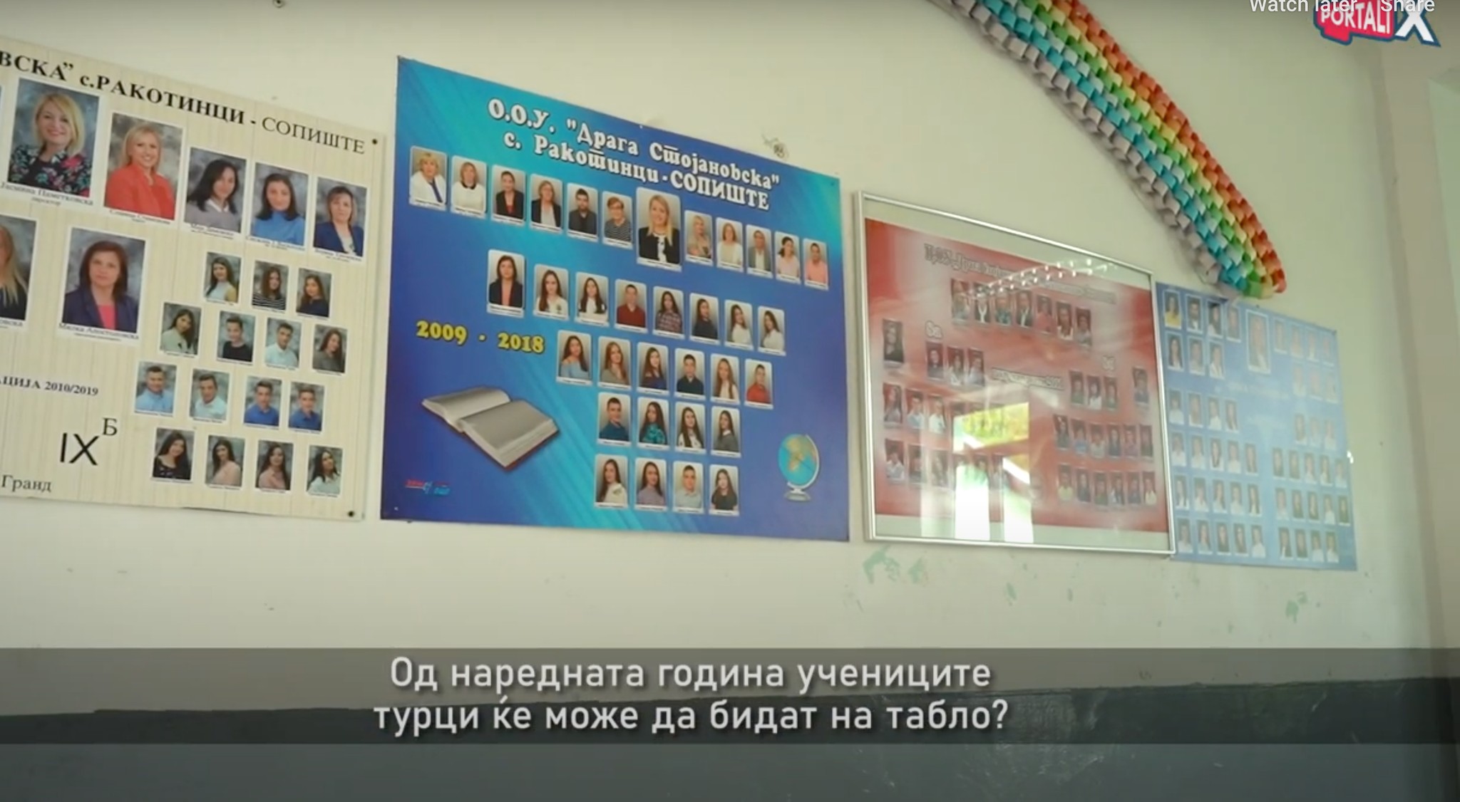 Drjilova’daki Türk öğrenciler, okul tablosunda yerini alacak