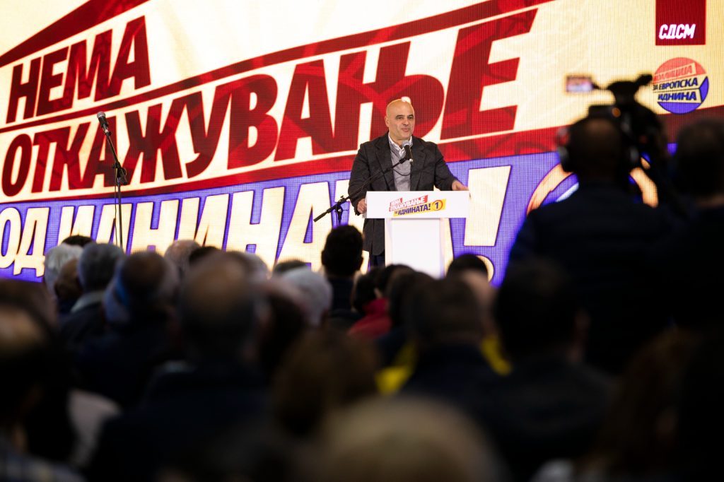 Kovaçevski: Seçim umut ile umutsuzluk arasında bir seçimdir