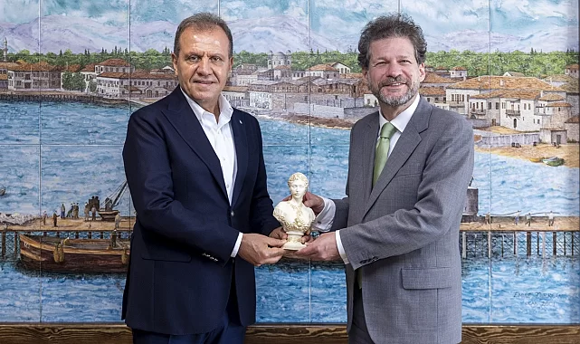 Kuzey Makedonya Büyükelçisi Manasijevski’den Başkan Seçer’e ziyaret