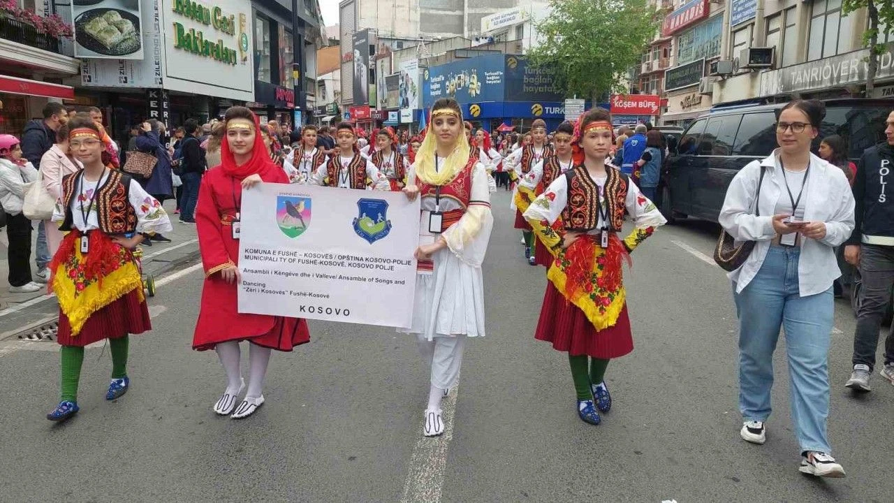 Tekirdağ’da 23 nisan kutlamaları Balkan ülkelerinin katılımıyla başladı