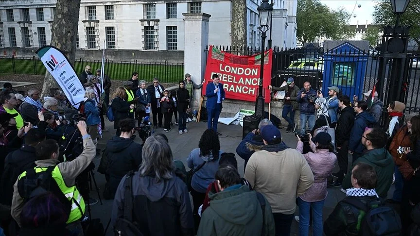 Gazze’de öldürülen gazeteciler Londra’da anıldı