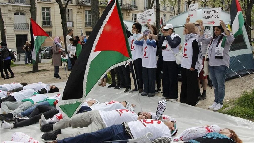Avrupa’da Gazze’ye destek gösterileri sürüyor