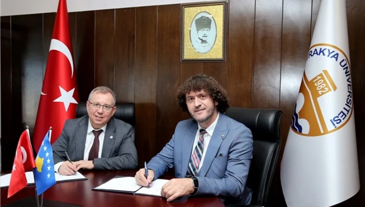 Ferizovik Üniversitesi ile Trakya Üniversitesi arasında iş birliği anlaşması imzalandı