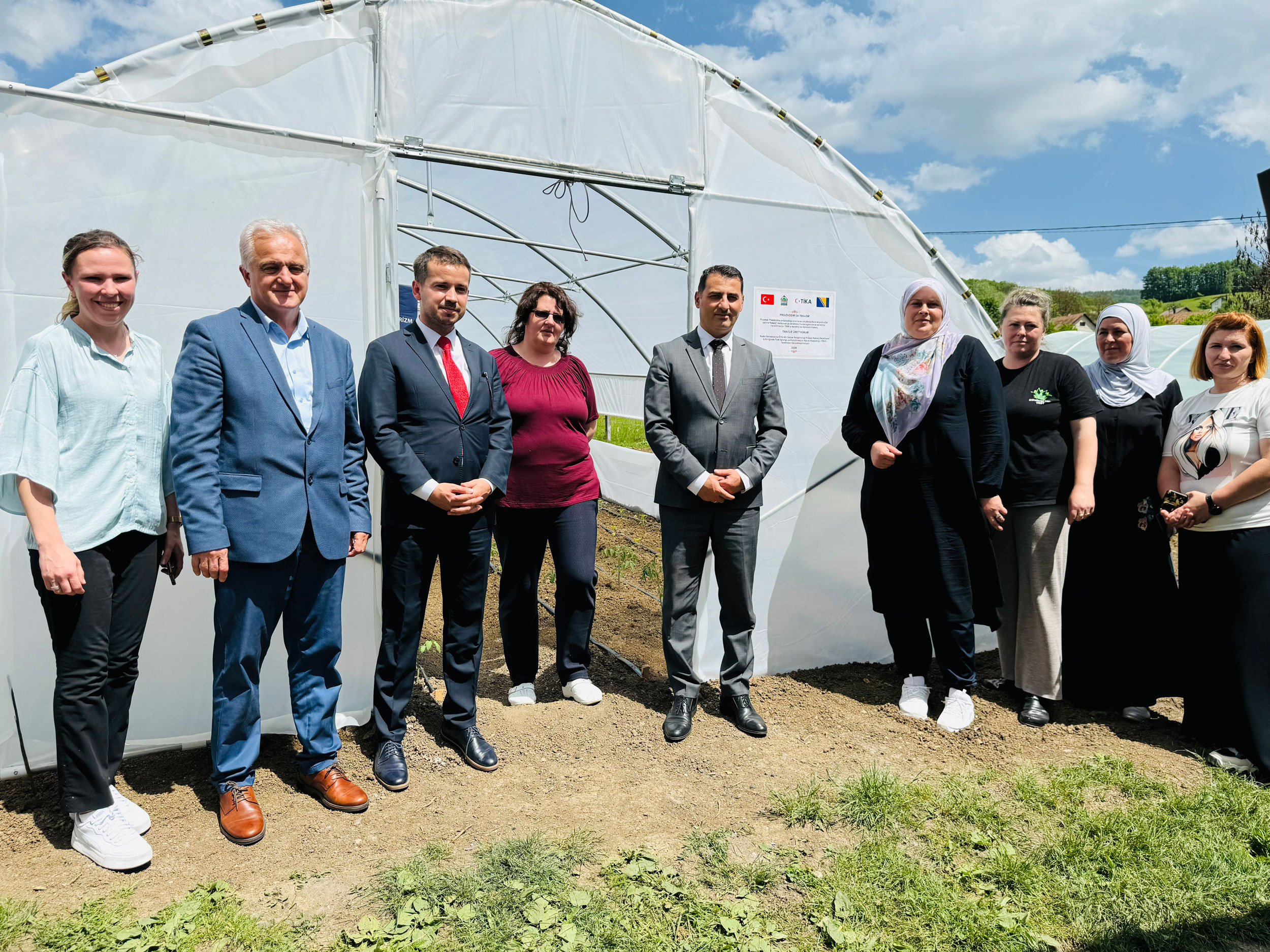 TİKA’dan Bosna Hersek’te kadın çiftçilere sera desteği