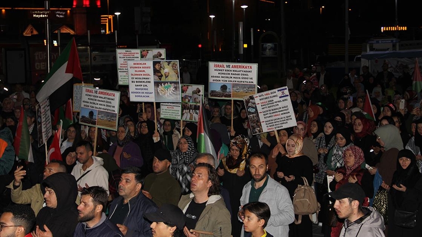 Türkiye’nin birçok şehrinde İsrail’in Gazze’ye yönelik saldırıları protesto edildi