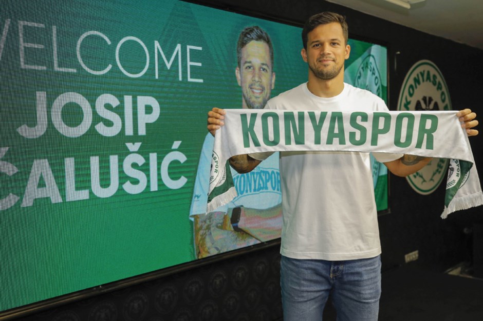 Konyaspor, Hırvat futbolcu Calusic ile 2 yıllık sözleşme imzaladı